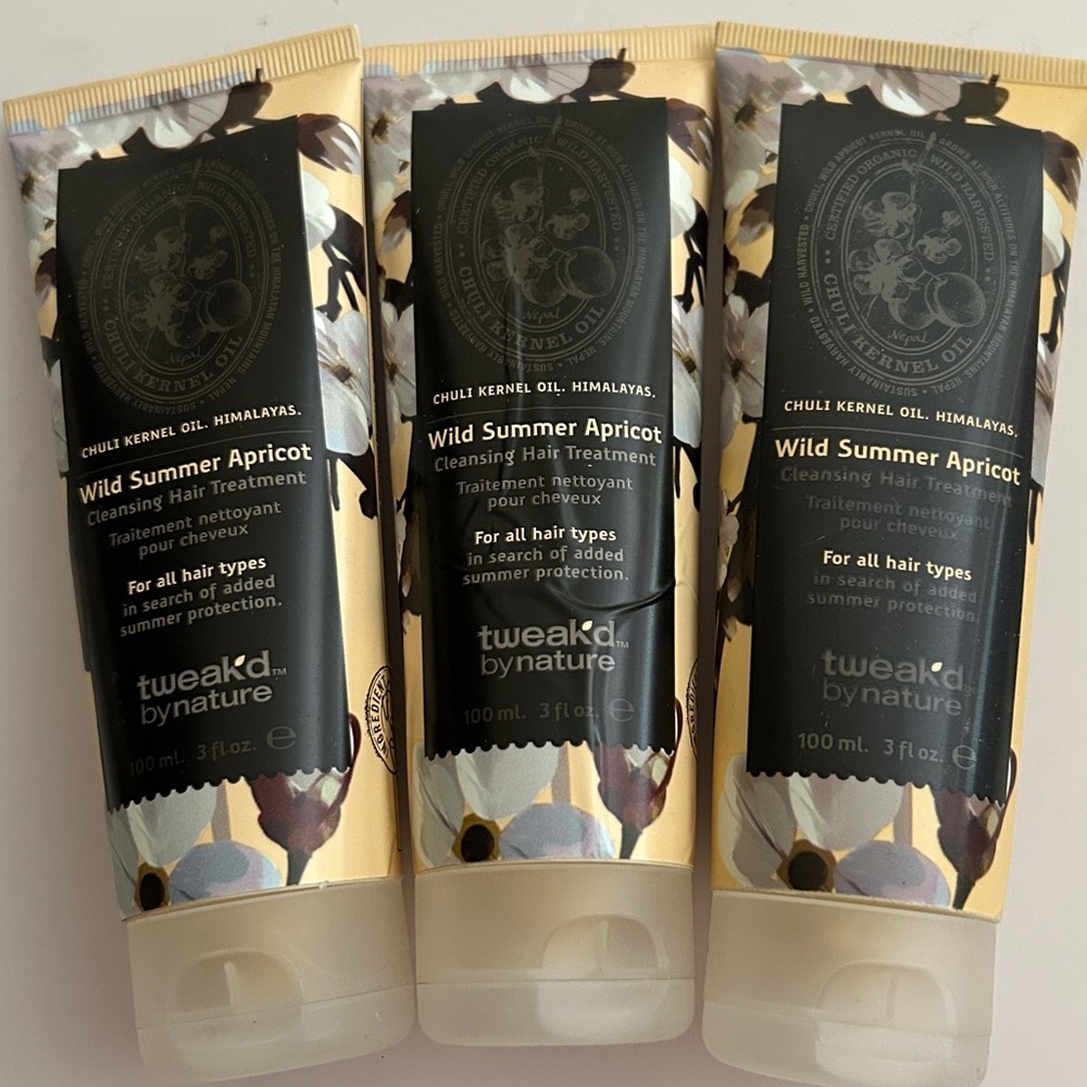 Tweakd  WILD SUMMER APRICOT Cleansing Hair Treatment TRIO | 3 fl.oz. | SEALED